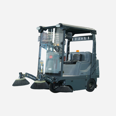 Hotels Industrial Haiyu ST2200 Lathe On The Floor Sweeper Road Sweeper Automatic Sweeping Electric Cleaning Machine